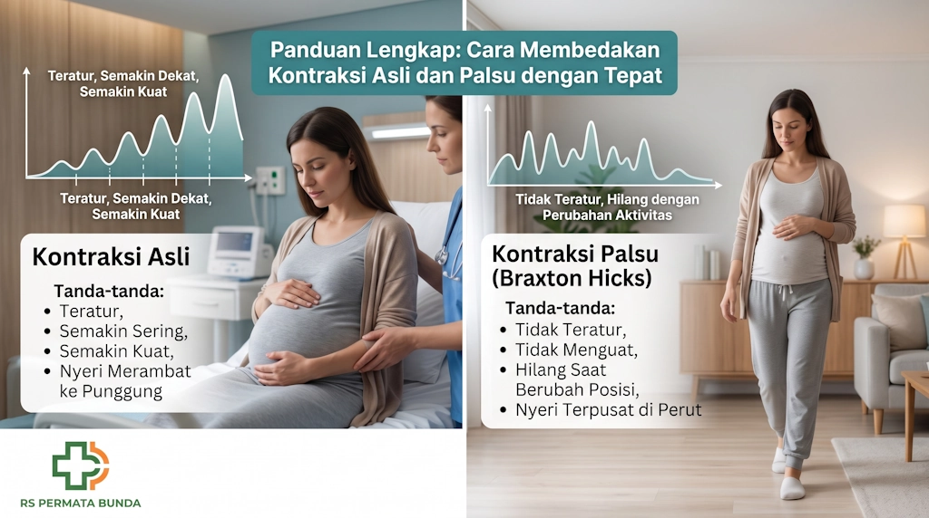 Panduan Lengkap: Cara Membedakan Kontraksi Asli dan Palsu dengan Tepat