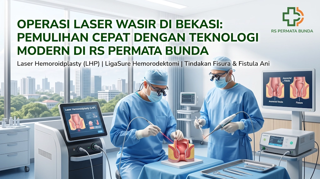 Operasi Laser Wasir di Bekasi: Pemulihan Cepat dengan Teknologi Modern di RS Permata Bunda